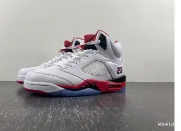 136027-120 Air 5 Jordan Red” “Fire 0614